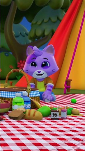 Halloween Camp Cartoon Video #shorts #kidsvideo #woofeees #youtube