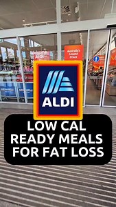 Grab these meals at Aldi if you're busy and need ready meals that are low cal and high in protein. Follow for more Aldi grocery hauls 🛒 | Joel Aventi