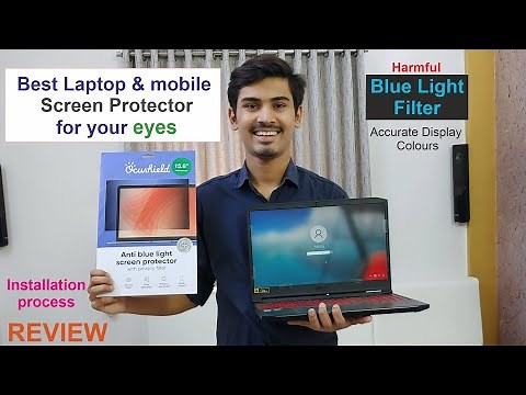 Ocushield Anti Blue Light Screen Protector for Laptops, mobiles | Protects EYES from BLUE light
