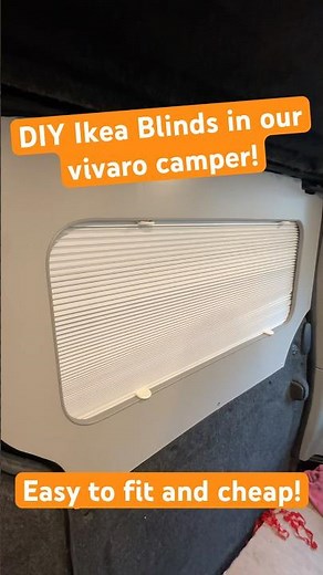 IKEA Blinds in Our Vivaro!