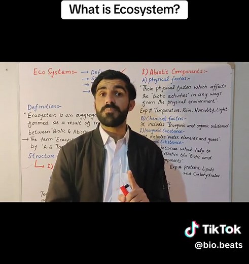 Exploring Ecosystem, Abiotic & Biotic Components in Biology Class