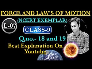 force and laws of motion class 9 ncert exemplar | class 9 ncert exemplar science solutions