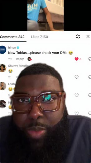 Tobias Devon on Instagram: "Alright @hilton we got work to do!! 😏😏 #fyp #funny"