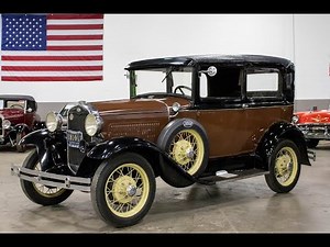 1931 Ford Model A Tudor Sedan For Sale - Walk Around (3k Miles) GR AUTO GALLERY