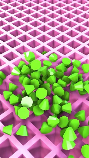 Falling 3D Shape – Hypnotic Animation #shorts #3danimation #roblox #satisfying #animation #loop