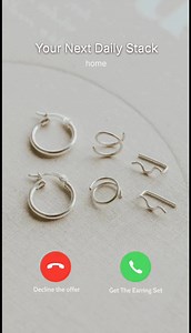 Your new favorite ear stack is calling. Pick up the call 😉 Hello Adorn hand-makes all of our pieces from materials that can actually handle sun, sweat, shower, pool, ocean, and more. So that's one less thing to worry about 🙏 Plus, they look stunning (if we do say so ourselves ☺️). Check out our earring sets curated from our fan-favorites. Bold meets minimalist meets fun. And get 15% off when you get the set. | Hello Adorn