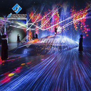 [Hot Item] 3D Outdoor All-in-One Machine Waterproof Interactive Floor Projection System Interactive Projection Game