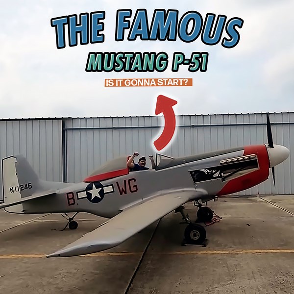Homemade P-51 Mustang's Remarkable Revival: First Start in Years!