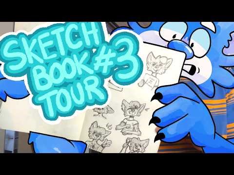 Flipping Through My OLD Highschool Sketchbook