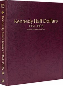 Whitman Prestige™ Coin Album-Kennedy Half Dollars: 1964-96 Date & Mintmark Set | eBay