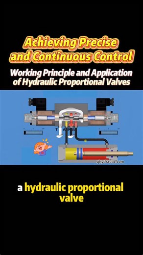 Nora Liao on Instagram: "SJ hydraulic-proportional valve working principle #manufacturing #hydraulics #valve #proportional"