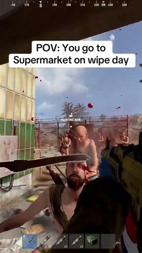 POV: Supermarket on Wipe Day