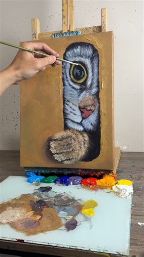 27K views · 195 reactions | How to Draw a Realistic Cat for Beginners | Painting Skills | Facebook