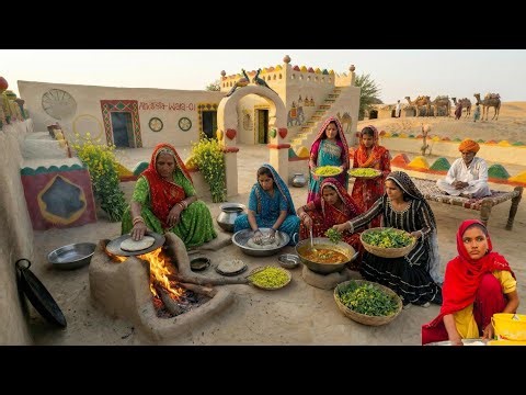 Village Women Morning Routine in Summer Pakistan | Desert Village Food | Old Culture