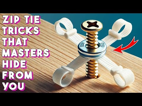 26 Zip Tie Hacks I Wish I Knew Earlier - Would'Ve Saved Me So Much Time