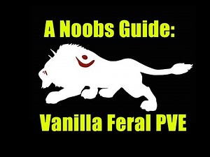 A Noobs Guide: Classic WoW Feral Druid PVE Dps