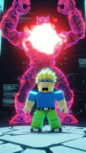 “Blitz vs The Hacker Glitch Monster 👾⚠️ (Reality BREAKS!) | Roblox Short”