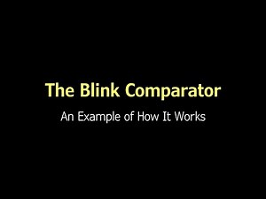 The Blink Comparator