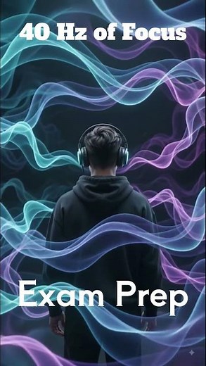 🧠EXAM FOCUS | 40Hz Gamma Binaural Beats with Gentle Rain Sounds #40hz #40hzbinauralbeats #deepfocus