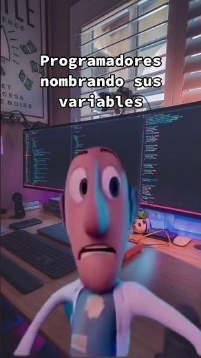 Los programadores cuando nombran variables 😂 #Programación #HumorDev #variables #humormemes #codigos