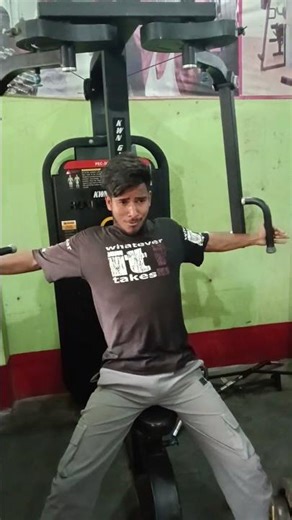 chest fly machine #voice #short #gym