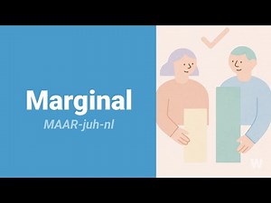 How to Pronounce Marginal?