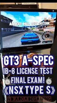 Gran Turismo 3 A-Spec: IB-8 License Final Exam Apricot Hill Test Section ☆ Bronze Cup Time Award