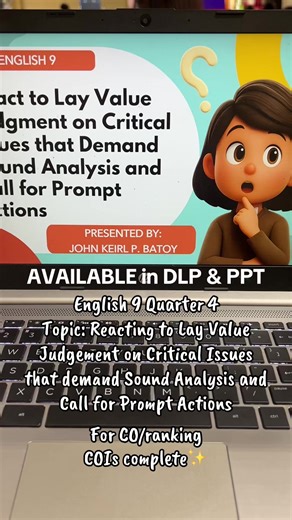 Reacting to Lay Judgement on Critical Issues