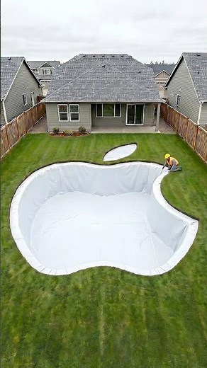 I Built a Giant Apple-Shaped Pool in My Backyard