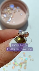 10K views · 49 reactions | Recipe For Our Viral Floating Ring  #moonmagicjewelry #Moonstone #opal #toietmoi | Moon Magic | Facebook