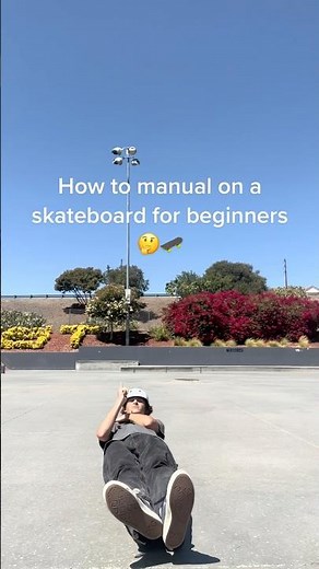 How To Manual On A Skateboard (For Beginners) 😱