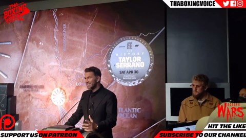 🔥 This is history in the making Eddie Hearn on Taylor vs Serrano final presser highlights🎬