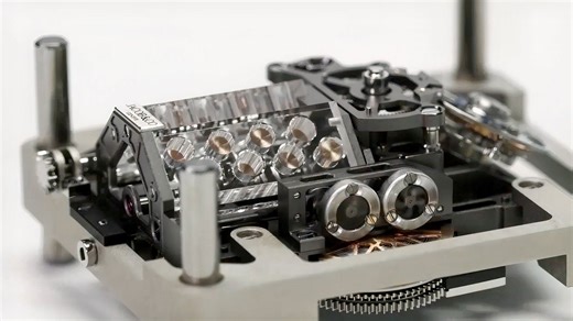 The smallest 16-cylinder engine in the world