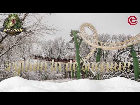 PYTHON in de SNEEUW! ❄️| [#Efteling]