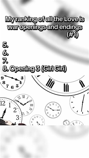 Ranking Love is War Openings and Endings