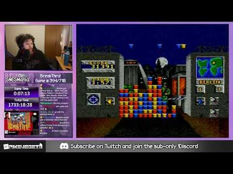 SNESMania Game 394: BreakThru!