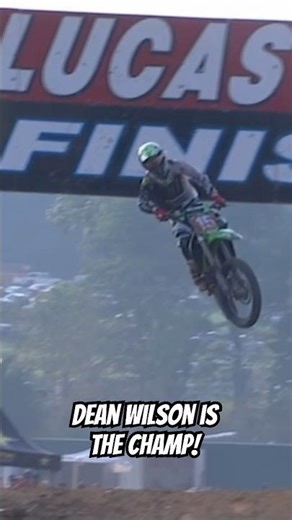 The Moment Dean Wilson WINS Pro Motocross Championship