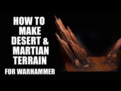 How to make Desert Terrain for wargaming