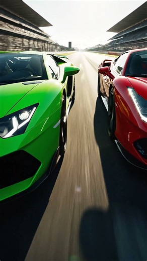 🏎️🔥 Lambo vs Ferrari — Drag Race!