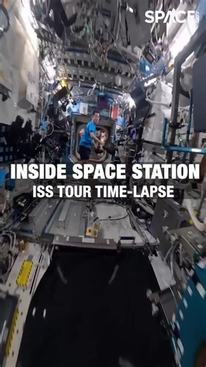 Experience what it’s like to travel through the International Space Station! #internationalspacestation #space #nasa #spacenews #spacedotcom