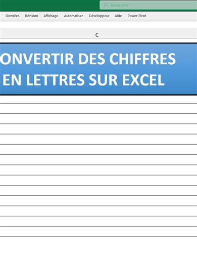 🎯 Convertir des nombres en lettres sur Excel Tu veux afficher 1000 € en 👉 mille euros automatiquement dans Excel ? 💡 Dans cette vidéo, je te montre : ✅ La méthode simple ✅ La formule à utiliser ✅ Une astuce pro pour tes factures et documents financiers 🔥 Idéal pour les factures, devis et documents comptables ! #Excel #comptabilité #Comptabilité #finance #ExcelTips