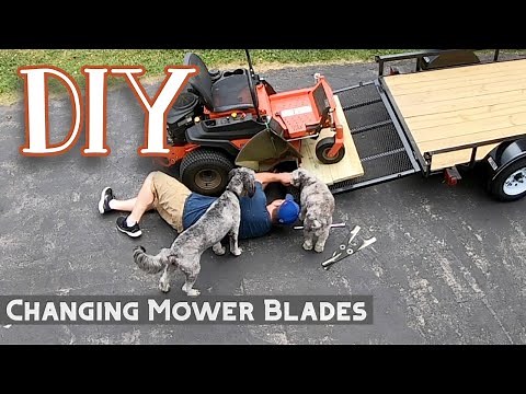 How to Change the Blades on a Zero Turn Riding Mower - Simplicity