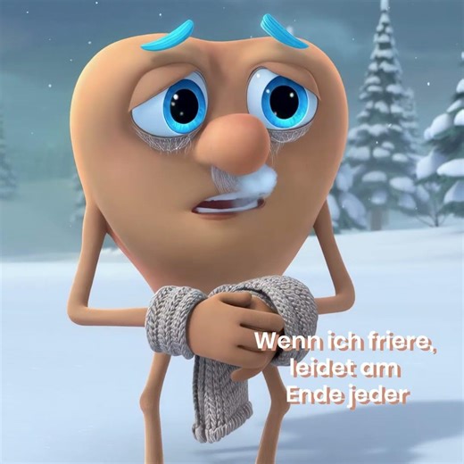 Ich bin die Nase ❄️ Ein guter Schal ist mein bester Freund