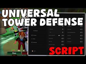 [🌀UPDATE] Roblox Universal Tower Defense Script Auto Farm, Macro & Inf Gems Pastebin 2025