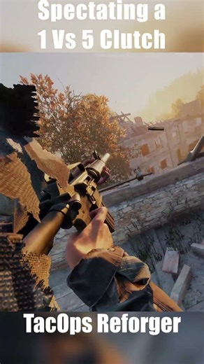1v5 Clutch in Arma (TacOps Reforger) #armareforger #milsim #mod #tacticalshooter #singlelife