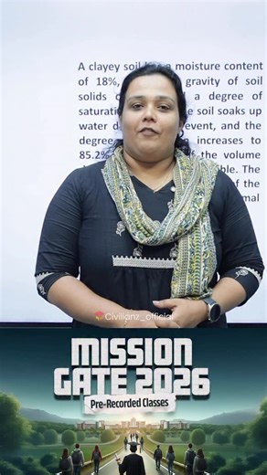 GATE 2025 PYQ | GEOTECHNICAL ENGINEERING | Problem Solving for GATE CIVIL . . #civilengineering #learnfromthebest | Civilianz | Facebook