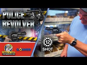 Police Snub Nose Revolver Cap Gun Review | 12-Shot Realistic Play Action | ProtinkerToys