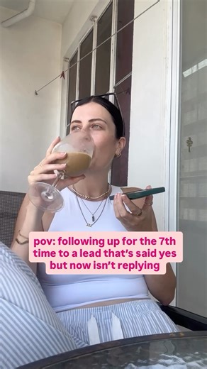 Amie & Charlotte on Instagram: "Girlll I just want the best for you 😭 There’s power in the follow up, I once converted a client on the 8th follow up. No pushy sales and it was over a long period of time. Keeping yourself relevant to them, nudging them in the right direction and showing you’re still keen to work with them keeps you on their radar for when the time is right 😘 I’ll be taking note of special occasions, birthdays etc so I can pop back up and keep it personal - works a treat because