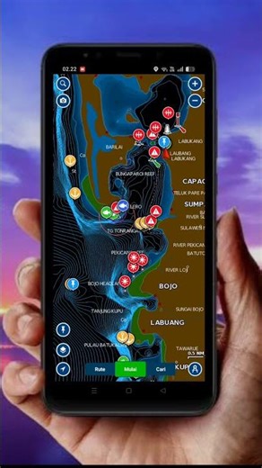 Boating 24 Night Mode Indonesian GPS Accurate Fishing Application #navionics #boating #gps #offline
