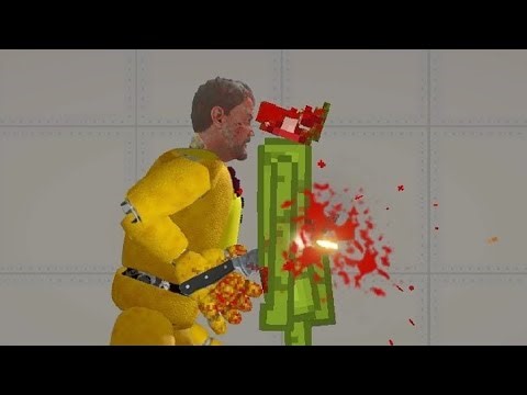 fnaf yellow rabbit mod for melon sandbox + william afton